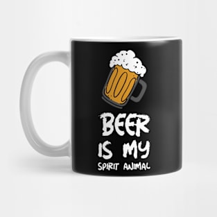 Beer is my spirit animal Mug